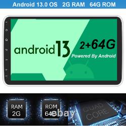 10.1 Rotatable Android 13 Car Stereo Apple CarPlay Radio GPS NAVI 64GB+DVR+DAB
