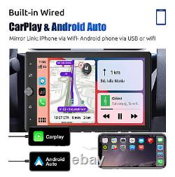 10.4 Car Stereo Apple Carplay Radio Bluetooth Single 1 Din Touch Screen Player