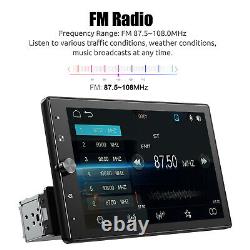 10.4'' Rotatable Car Stereo Radio 1DIN Apple Carplay Bluetooth FM MP5 Player BT