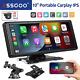 10 Portable Car Stereo Fm Radio Apple Carplay/android Auto Ips Touch Screen Ahd