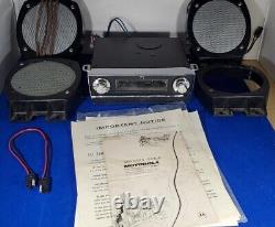 1960s 70s MOTOROLA 8 TRACK STEREO PLAYER MODEL TM707S UNDER DASH With Speakers