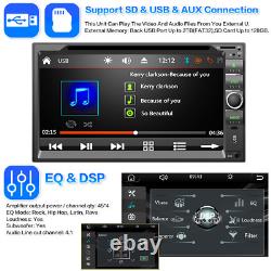2Din Car Stereo Wireless Apple Carplay Android Auto 7'' DVD Player BT 5.0 Radio