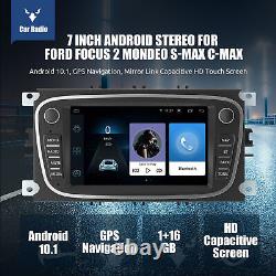 7 Android 10 Car Stereo Player GPS Navigation RDS Camera for Ford Focus 2 C-MAX
