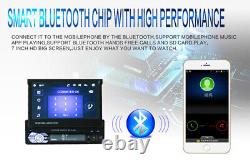7 Single 1 Din Car Radio Stereo MP5 Player GPS SAT NAV AUX USB Bluetooth+Camera