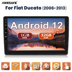 Android 12 Car Stereo For FIAT Ducato Boxer Citroen 2006-23 2+32G GPS SAT NAV FM
