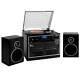 Auna 388-bt Stereo System Turntable Cassette Bluetooth