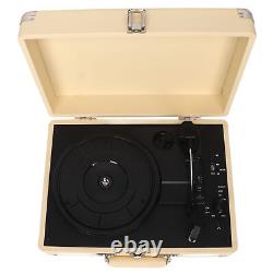 BT Record Player Built In 2 Speakers Portable Stereo 3 Speed Turntable Recor GF0