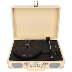 BT Record Player Built In 2 Speakers Stereo 3 Speed Turntable Record Player XAT