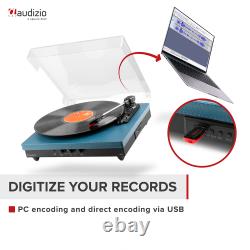 Bluetooth Record Player with Speakers, Vinyl to MP3 USB RP113 Colour Choice