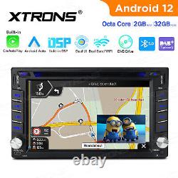Car Play 6.2 Android 12 Car GPS DVD Radio Stereo for Nissan Micra Patrol 04-10