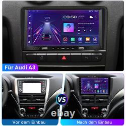 Carplay For Audi A3 2003-2012 S3 RS3 Android 11 Car Radio Stereo Sat Navi SWC EQ