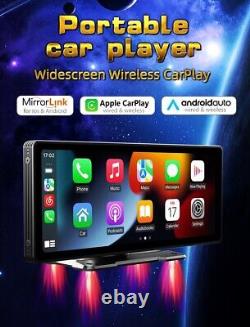 Carplay Screen PORTABLE CAR STEREO RADIO WIRELESS APPLE CARPLAY ANDROID Auto Cam