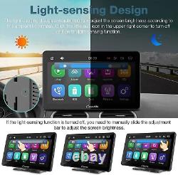 Carpuride 10.1 Inch Touch Screen Portable Car Stereo Apple Carplay Android Auto