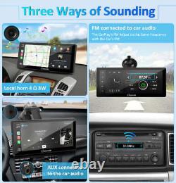 Carpuride 10.3in Smart Portable Car Stereo Wireless Apple Carplay Android Auto