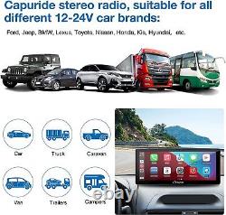 Carpuride 10.3inch Portable Car Radio Stereo Wireless Apple Carplay Android Auto