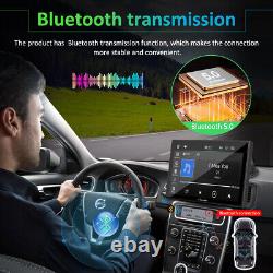 Carpuride 9in Car Stereo Wireless Apple Carplay Android Auto Dual Bluetooth Mp5