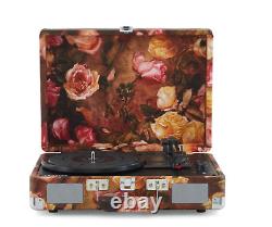 Crosley Cruiser Vinyl Turntable Record Player Speakers Briefcase Floral NEW