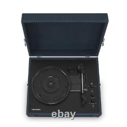 Crosley Voyager Turntable Navy Bluetooth Stereo Speaker Vinyl Record Player