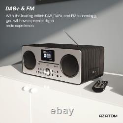 DAB DAB+ Digital FM Radio, CD Player, Bluetooth Stereo Speaker System, USB Charg