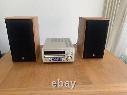 Denon RCD-M40DAB Micro HI-FI CD Receiver+ KEF Speakers+ RC Silver