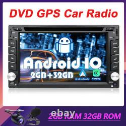 Double DIN Android 12 CD/DVD Player Car Stereo Universal Radio SAT NAV WiFi+DAB