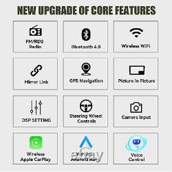 ESSGOO 7 Android 13 Apple Carplay Car Stereo GPS 2+32G FM For Ford Focus Mondeo