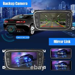ESSGOO DAB+ Carplay 7 GPS Android Car Stereo&Cam For Ford Focus Mondeo Galaxy