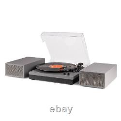 Fenton RP165G Record Player and Stereo Amplifier Speaker System with Bluetooth