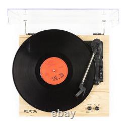 Fenton RP165L Record Player and Stereo Amplifier Speaker System with Bluetooth