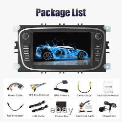 For Ford Focus S C-Max 7 Android 10 Carplay Car Stereo GPS Head Unit MIC Camera
