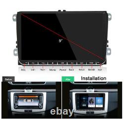For VW GOLF MK5 MK6 9 Fit Apple Carplay Car Stereo Radio Android GPS Player