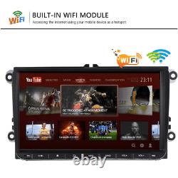 For VW GOLF MK5/MK6 9 HD WIFI BT Car Stereo Radio Android 11.0 Player GPS UK