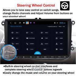 For VW GOLF MK5/MK6 9 HD WIFI BT Car Stereo Radio Android 11.0 Player GPS UK
