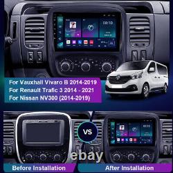 For Vauxhall Vivaro B 2014-2019 Android 12 Car Stereo IPS Radio Carplay GPS +AHD