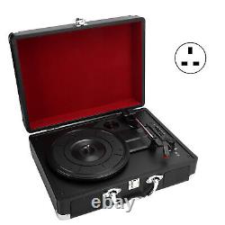HY-T01 Portable Bluetooth 5.0 LP Record Player Stereo Speaker 3-Speed Turntable