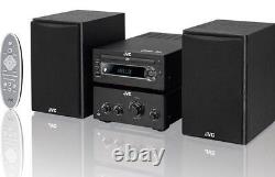 JVC 100W Compact Micro Stereo HiFi System CD Player with DAB FM Radio Bluetooth