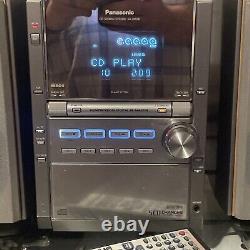 PANASONIC SC-PM28 140W 5-CD Changer/cassette/Radio Turner Stereo System
