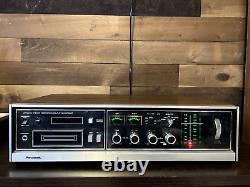 Panasonic RS-818S AM-FM Radio Stereo 8 Track Recorder Player with speakers