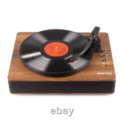 RP162 Record Player with Bluetooth Speakers, Vinyl Turntable to USB Digital MP3