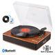Rp162d Record Player With Bluetooth Speakers, Vinyl Turntable To Usb Digital Mp3