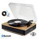Rp162l Record Player With Bluetooth Speakers, Vinyl Turntable To Usb Digital Mp3