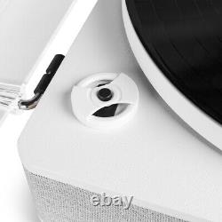 RP162W Record Player with Bluetooth Speakers, Vinyl Turntable to USB Digital MP3