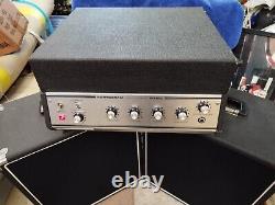 Record Player Portagram mark nine-m stereo with rare portagram speakers