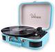 Record Player, Voksun Portable Bluetooth Vinyl Turntable With Built-in Stereo Sp