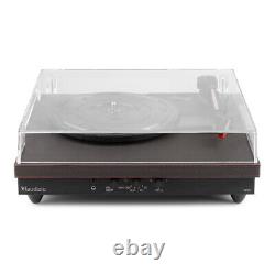 Record Player with Bluetooth Bookshelf Speakers and Vinyl to MP3 USB RP113B