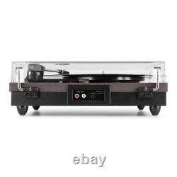 Record Player with Bluetooth Bookshelf Speakers and Vinyl to MP3 USB RP113B