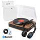 Record Player With Bluetooth Out, Speakers, Wireless Headphones Rc30 Record Case