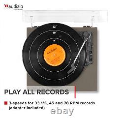 Record Player with Built-in Speakers, Bluetooth Out & Vinyl to MP3 USB RP113B