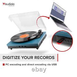 Record Player with Built-in Speakers, Bluetooth Out & Vinyl to MP3 USB RP113D