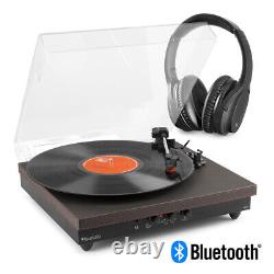 Record Player with Speakers, Bluetooth Headphones and Vinyl to MP3 USB RP113B